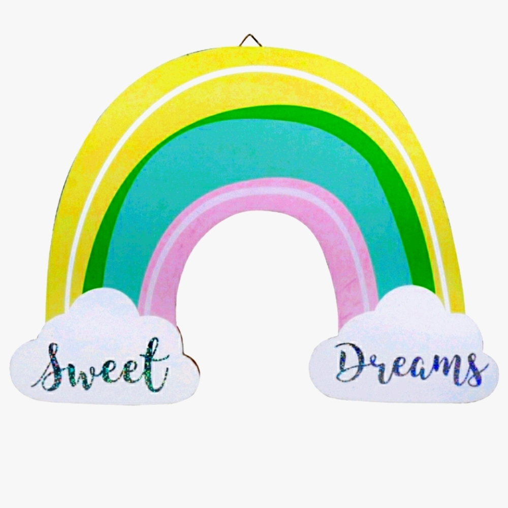 NEW Children's Rainbow Hanging Wall Art